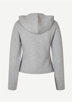 Saalice zip hoodie 15921 Grey Me. Samsøe